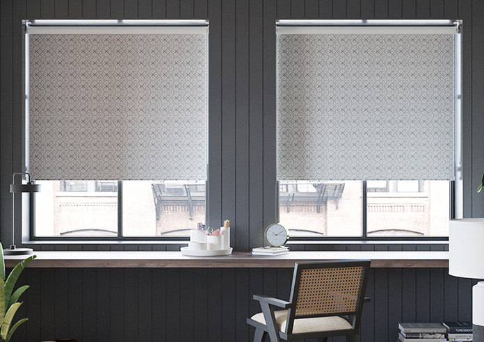 Peruvian Tile, Llama Grey - Twist&Fit Roller Blind - Image 3